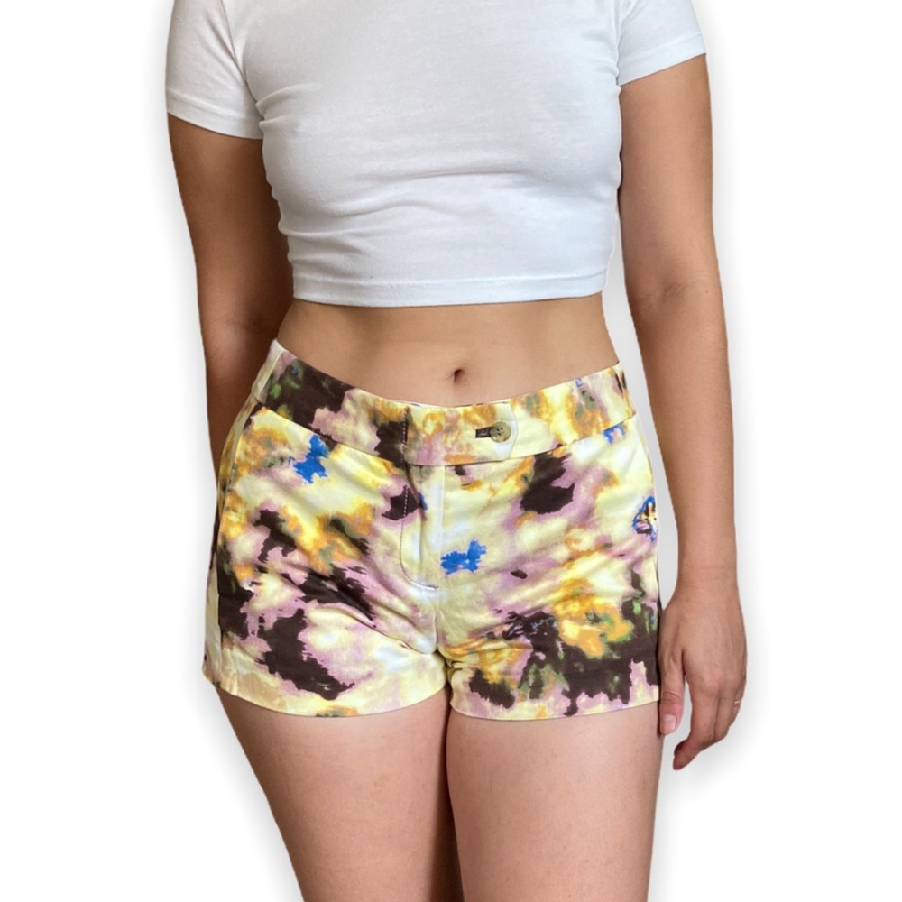 J.Crew Tie Dye Mid-Rise Cheeky Shorts